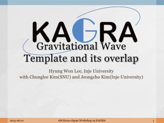 Gravitational Wave Template and its overlap