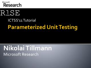 Parameterized Unit Testing