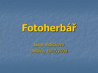 Fotoherbář