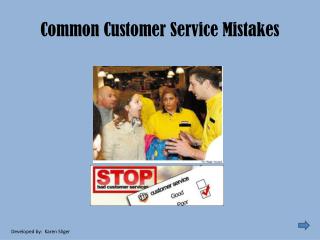 Common Customer Service Mistakes