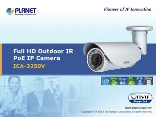 Full HD Outdoor IR PoE IP Camera