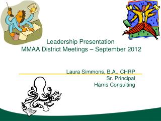 Leadership Presentation MMAA District Meetings – September 2012