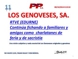 LOS GENOVESES, SA.