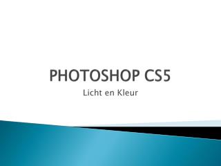 PHOTOSHOP CS5