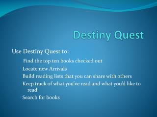 Destiny Quest