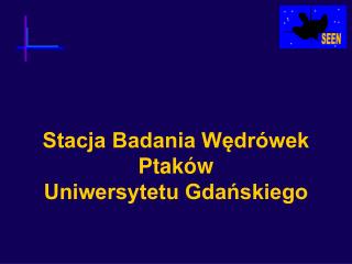 Stacja Badania Wędrówek Ptaków Uniwersytetu Gdańskiego