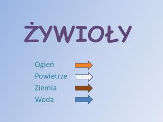 ŻYWIOŁY