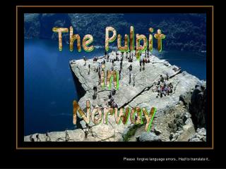 The Pulpit in Norway