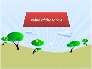 Value of the forest
