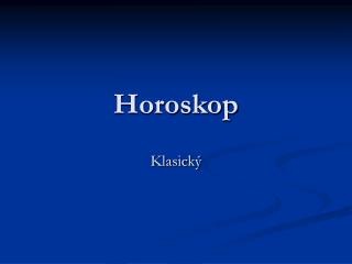 Horoskop