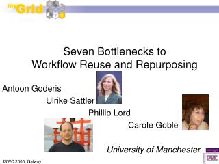 Seven Bottlenecks to Workflow Reuse and Repurposing