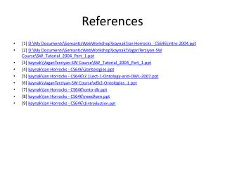 References