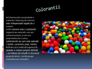 Colorantii