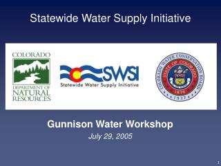 Statewide Water Supply Initiative