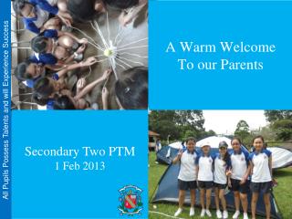 A Warm Welcome To our Parents