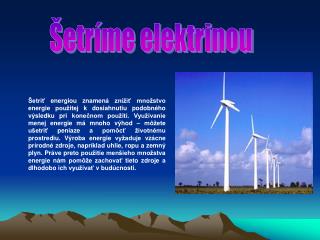 Šetríme elektrinou