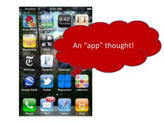 An “app” thought!