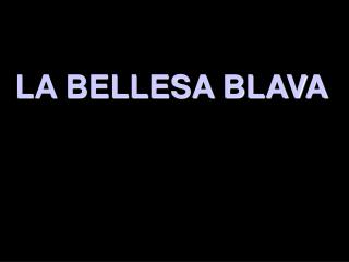 LA BELLESA BLAVA