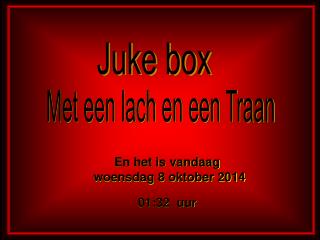 Juke box