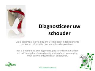 Diagnosticeer uw schouder