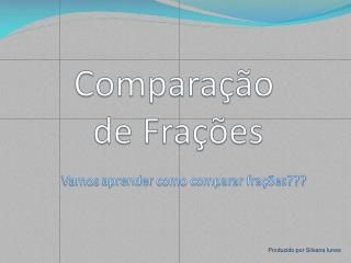 Comparação de Frações