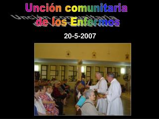 Unción comunitaria de los Enfermos