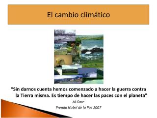 El cambio climático