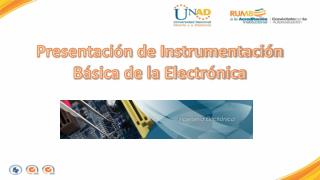 Presentación de Instrumentación Básica de la Electrónica