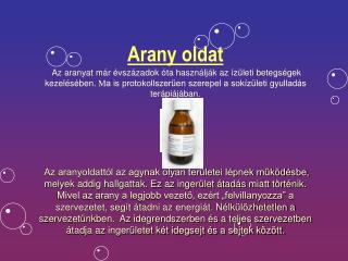 Kinek ajánlott az aranykolloid? Hogyan fejti ki hatását?