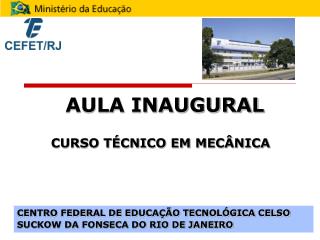 AULA INAUGURAL