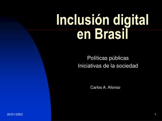 Inclusión digital en Brasil