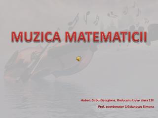 MUZICA MATEMATICII