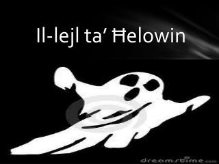 Il-lejl ta’ Ħelowin