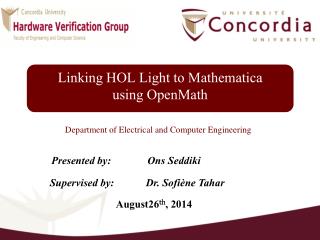 Linking HOL Light to Mathematica using OpenMath