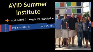 AVID Summer Institute