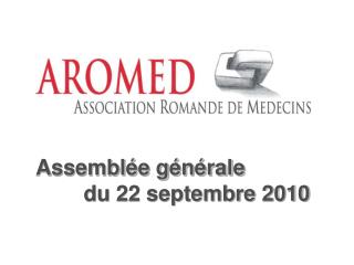 Assemblée générale du 22 septembre 2010