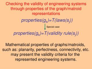 properties(g k )=T(laws(s j ))