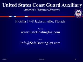 United States Coast Guard Auxiliary America’s Volunteer Lifesavers