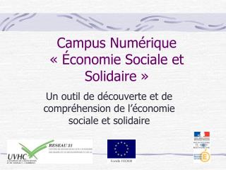 Campus Numérique « Économie Sociale et Solidaire »
