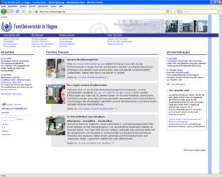 Homepage FernUni