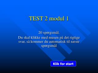 TEST 2 modul 1