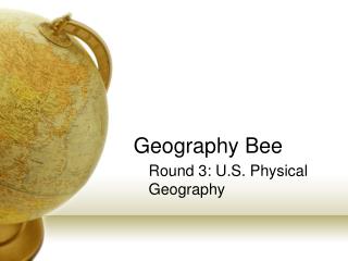 Geography Bee