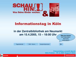 Informationstag in Köln