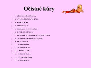 Očistné kúry