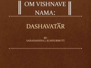 DASHAVATAR