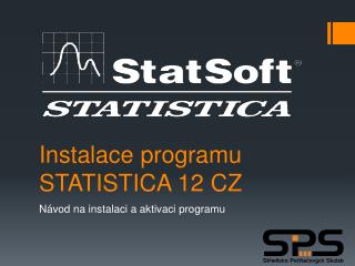 Instalace programu STATISTICA 12 CZ