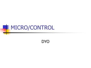 MICRO/CONTROL