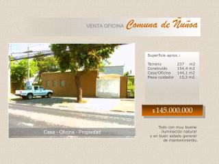 VENTA OFICINA Comuna de Ñuñoa