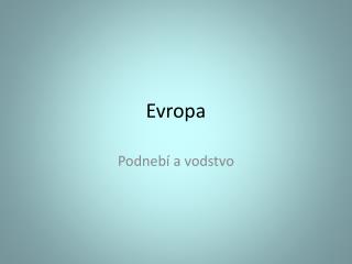 Evropa