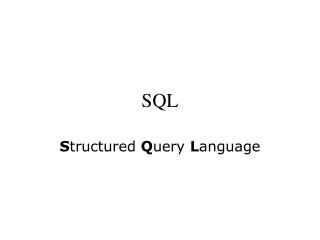 SQL